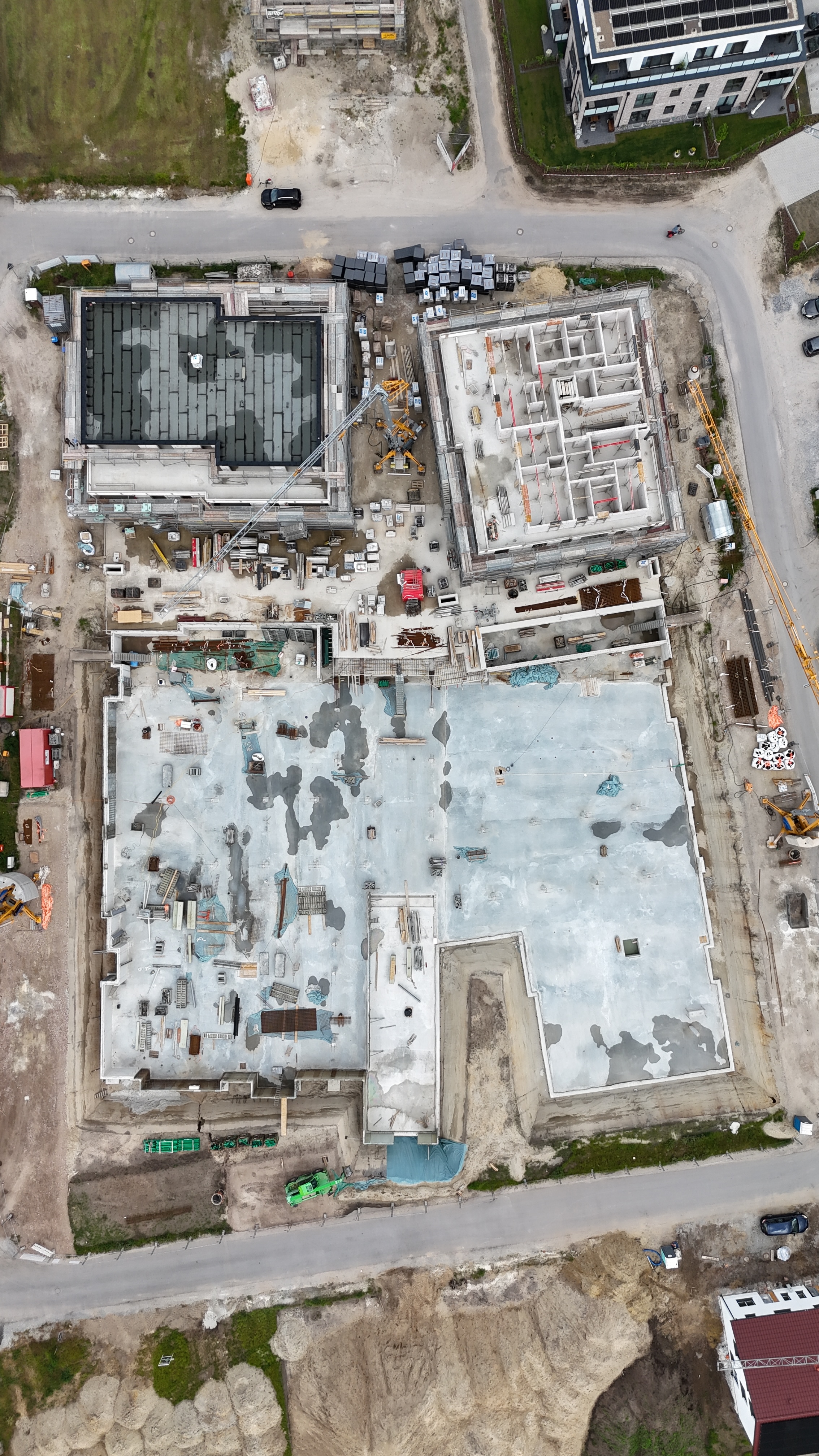 Luftaufnahme aktuelles Bauprojekt